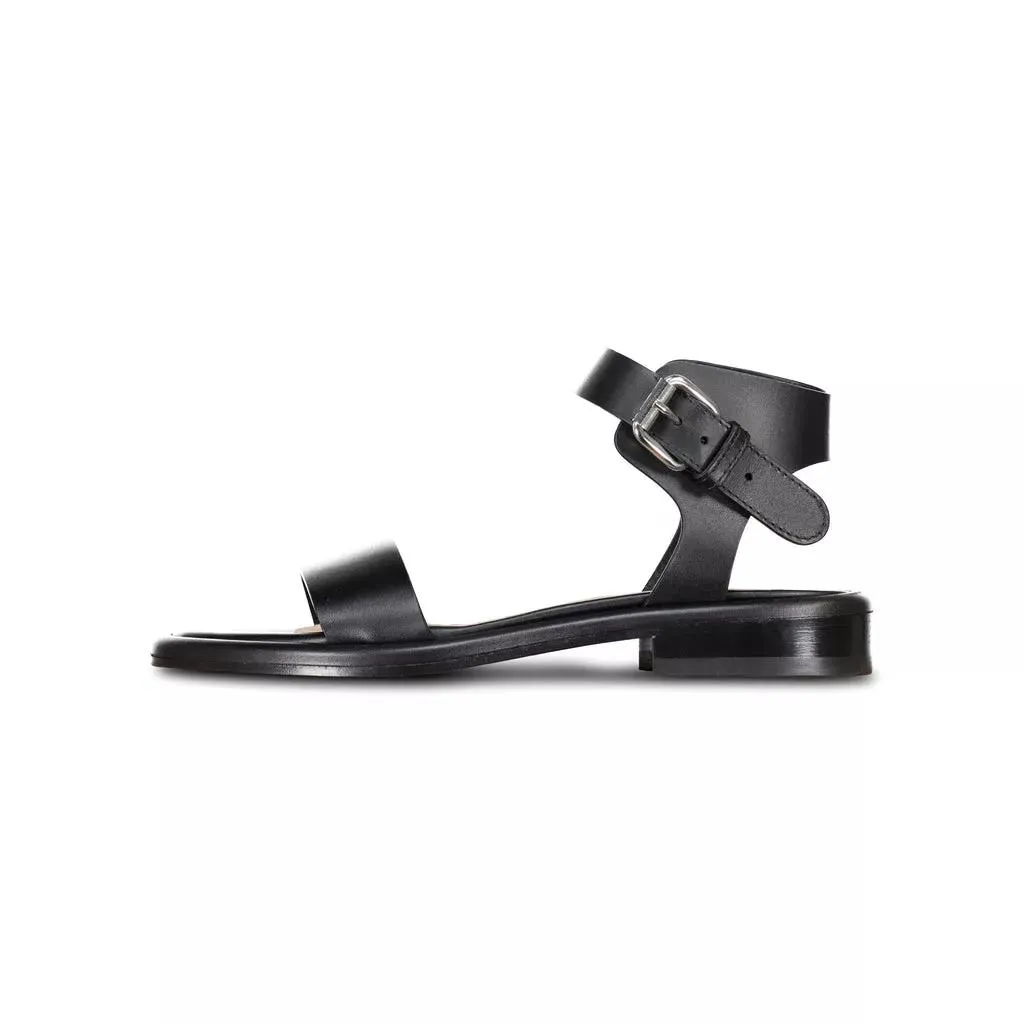   Agl  Elegante Sandale mit Riemen Schwarz  Sandale 
