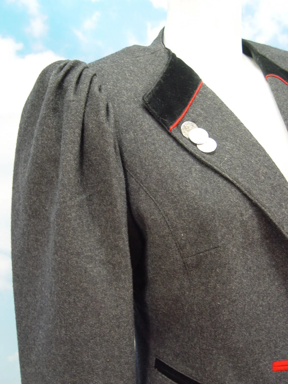 ALTENBEURER Vintage Dirndljacke neuwertig Puffärmel Janker Trachtenjacke Gr.38
