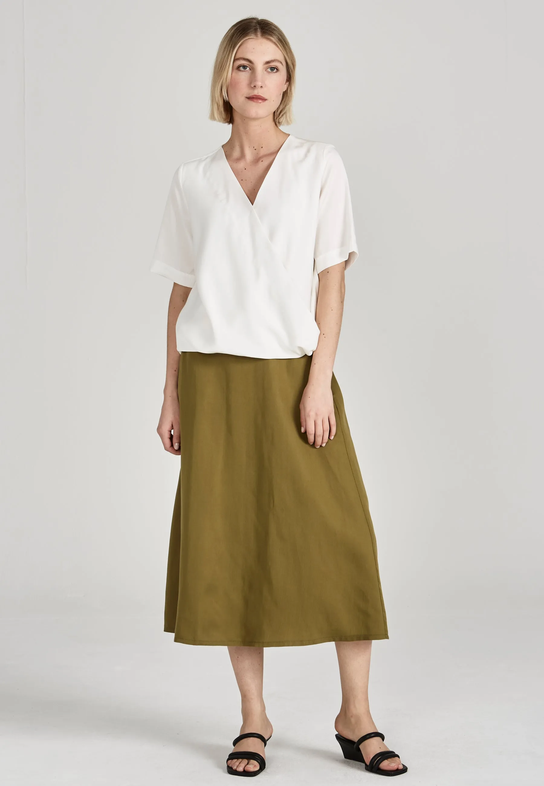 Blusenshirt MISHA aus TENCEL Lyocell - Undyed (Tencel)