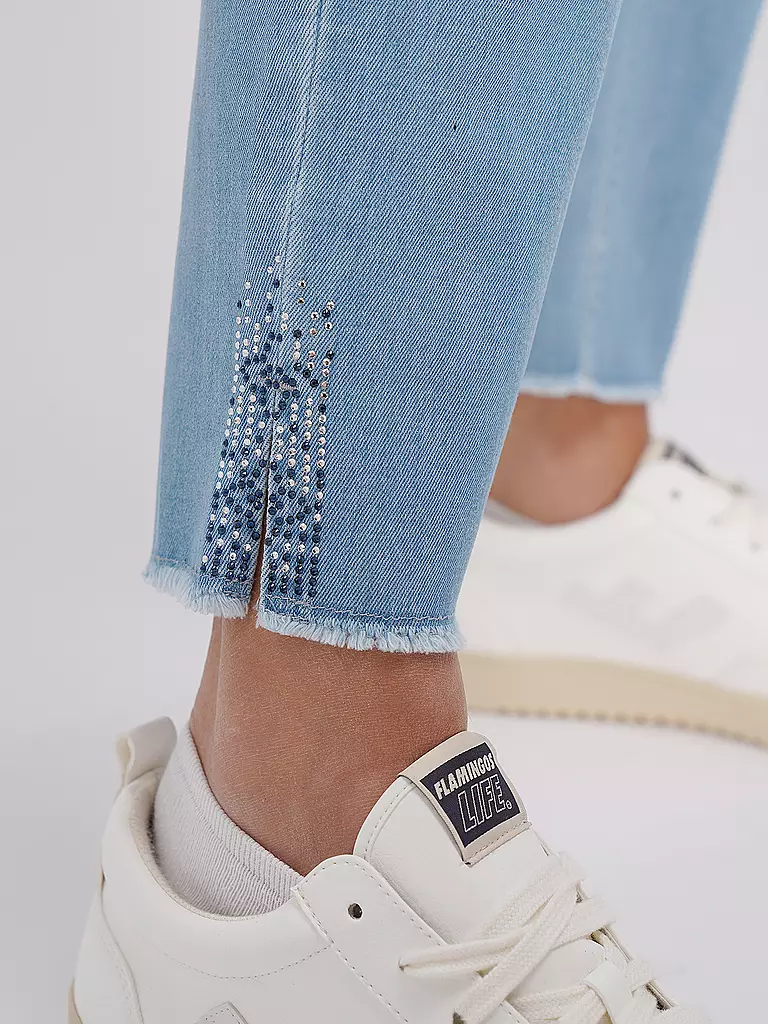 CAMBIO, Jeans Slim Fit 7/8 PIPER SHORT SWAROVSKI