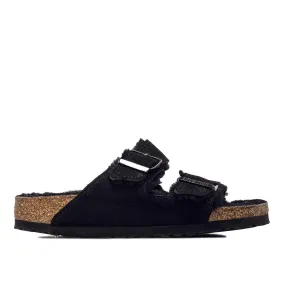 Damen Sandale - Arizona Shearling - Black
