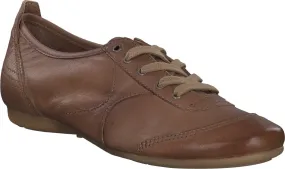 Damen-Schnürschuhe aus Leder 101221997171 (Braun)
