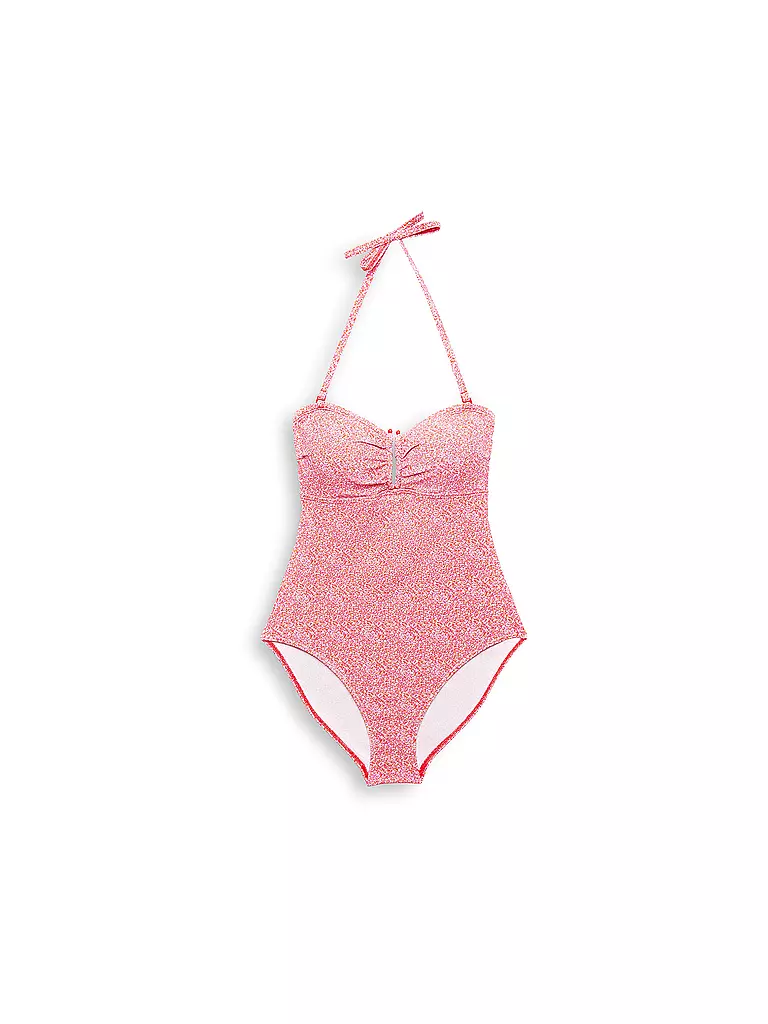 ESPRIT, Damen Badeanzug Neckholder mit Allover-Print