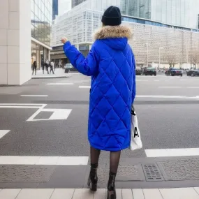 Essentials Parka - Stylischer langer gesteppter Parka-Wintermantel