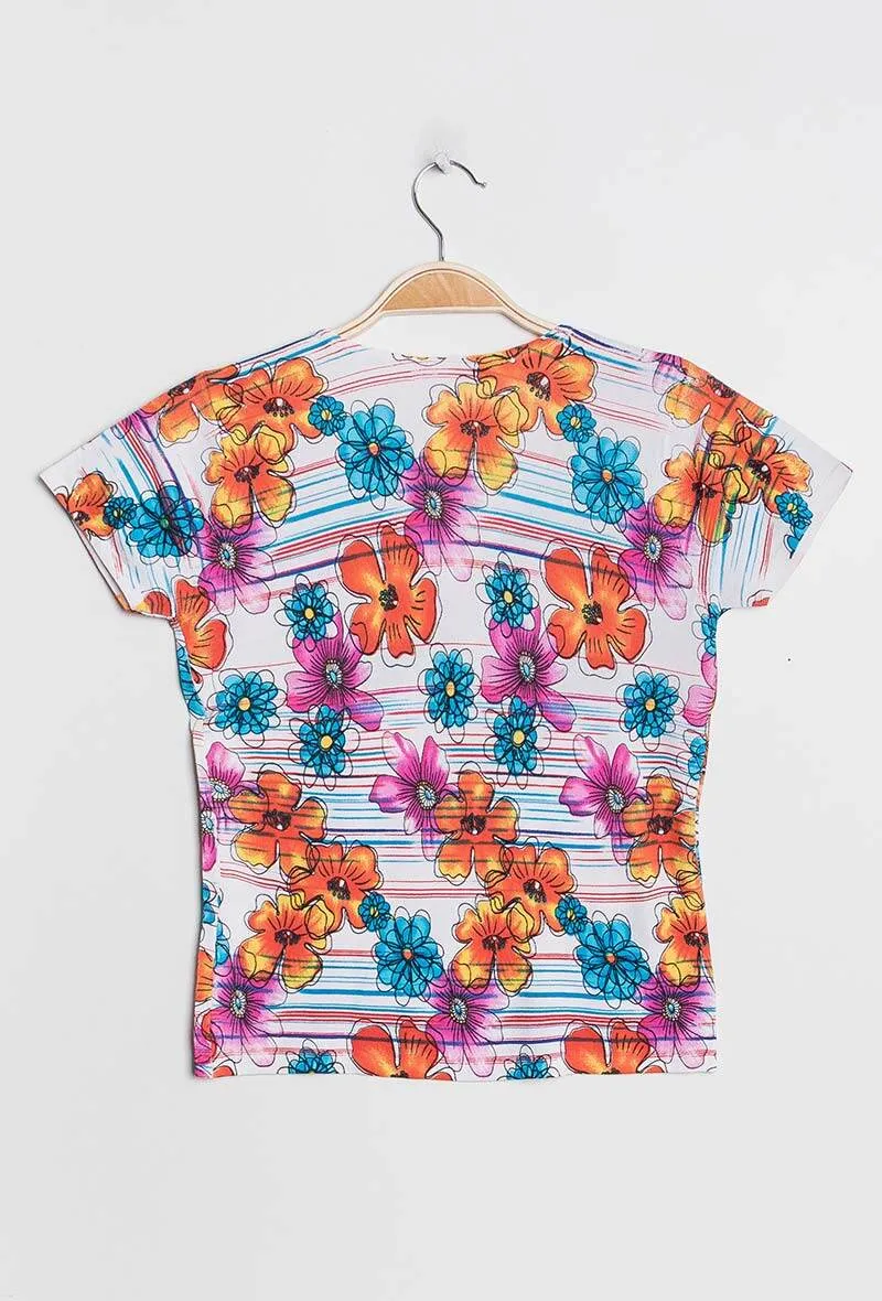 Floral t-shirt