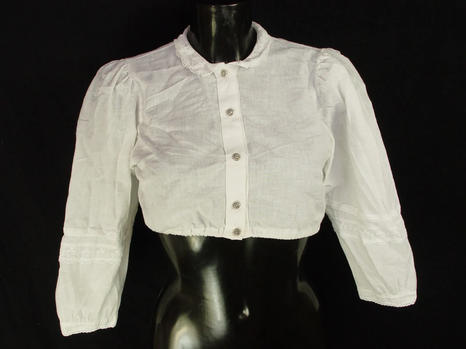 Gr.38 Dirndlbluse    Bluse für Dirndl Trachtenbluse B2227