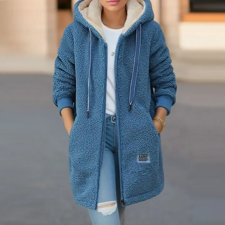 Heidi-Mode | Trendy Warmer Teddy Mantel