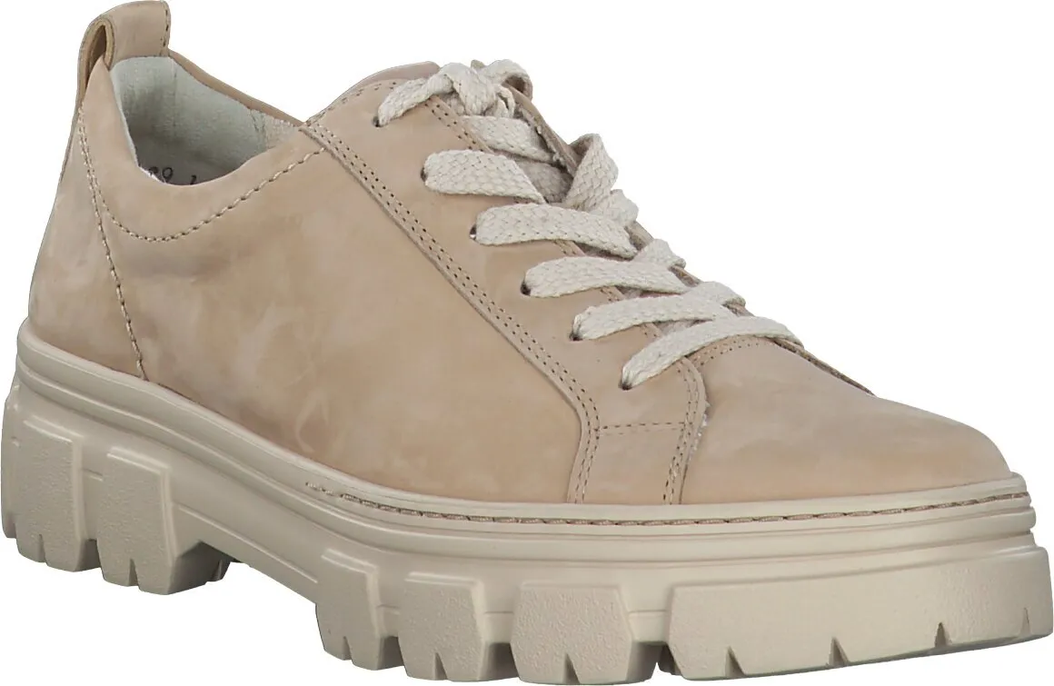 Herren-Schnürschuhe aus Leder 101302975898 (Beige)