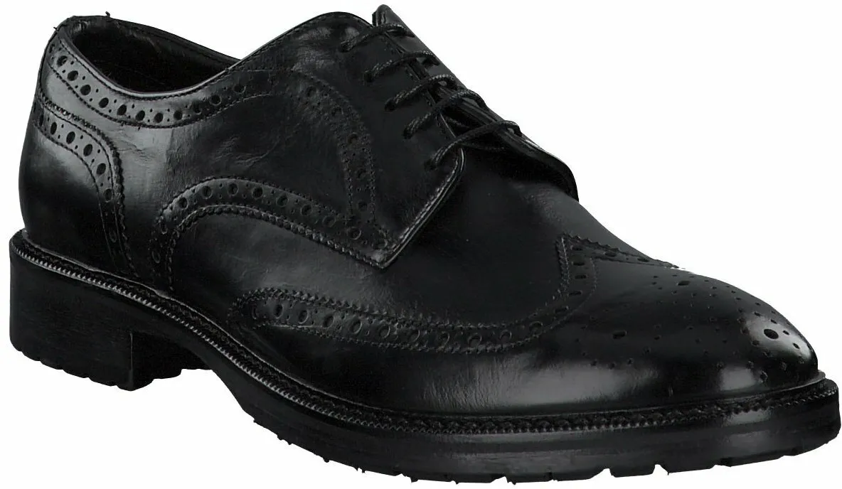Herren-Schnürschuhe aus Leder 243001774182 (Schwarz)