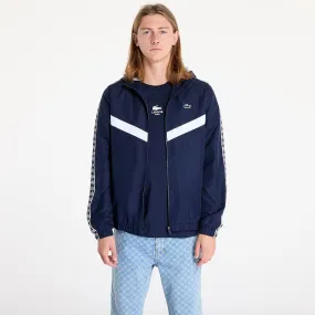 Jacke Lacoste Jacket Tennis Monogram Track Jacket Navy Blue/ White M BH2538 525