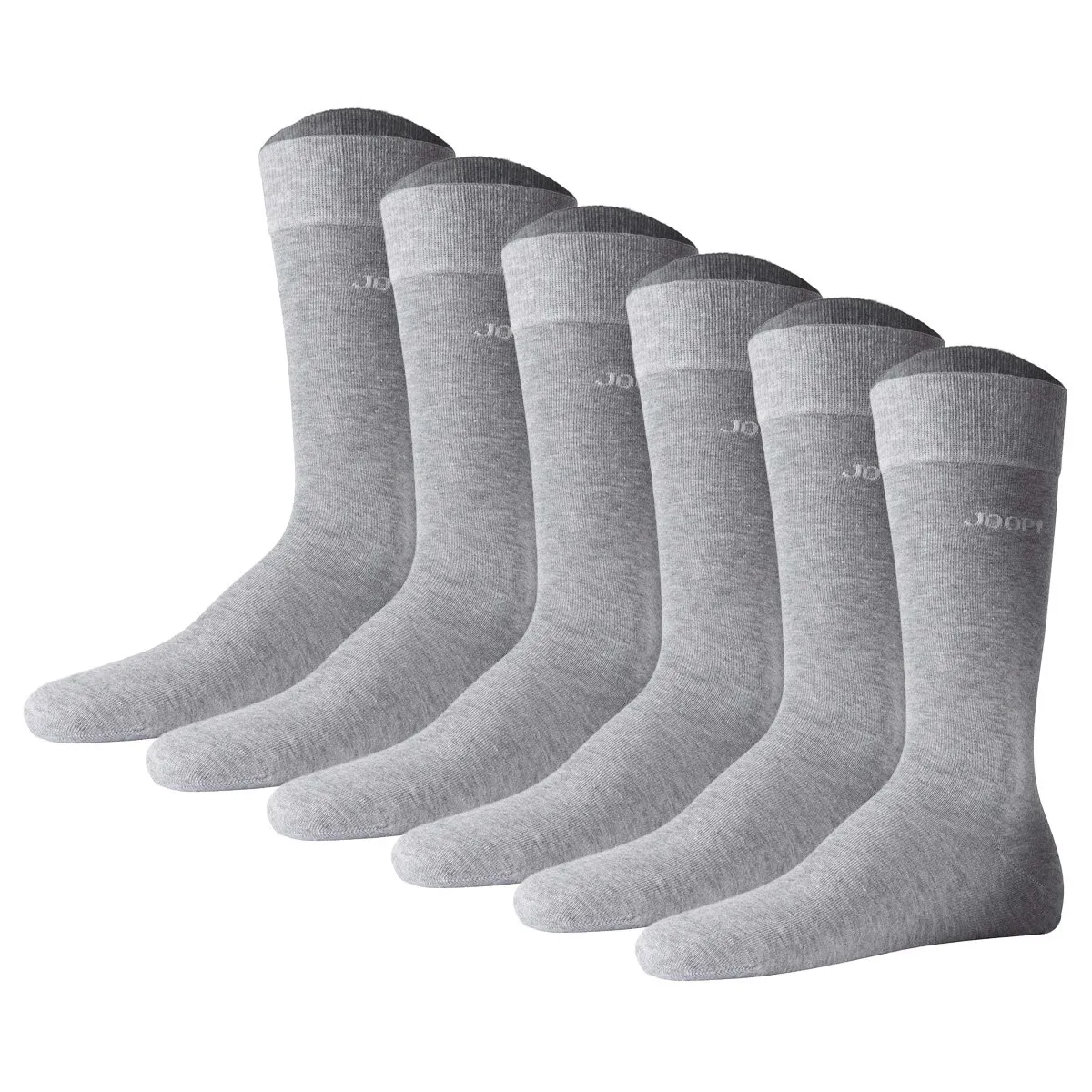 JOOP! Unisex Socken, 6er Pack - Premium Essential Organic Cotton Socks, Logo, einfarbig