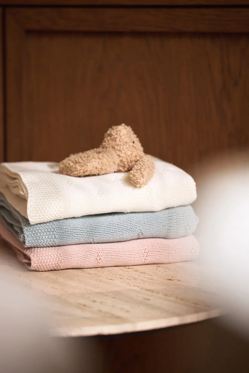KNIT BLANKET COSY KNIT