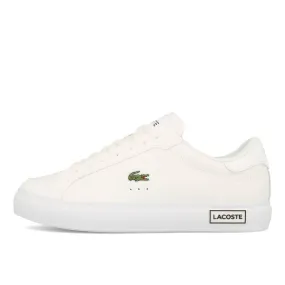 Lacoste Powercourt 222 6 SFA Leather Damen White Black