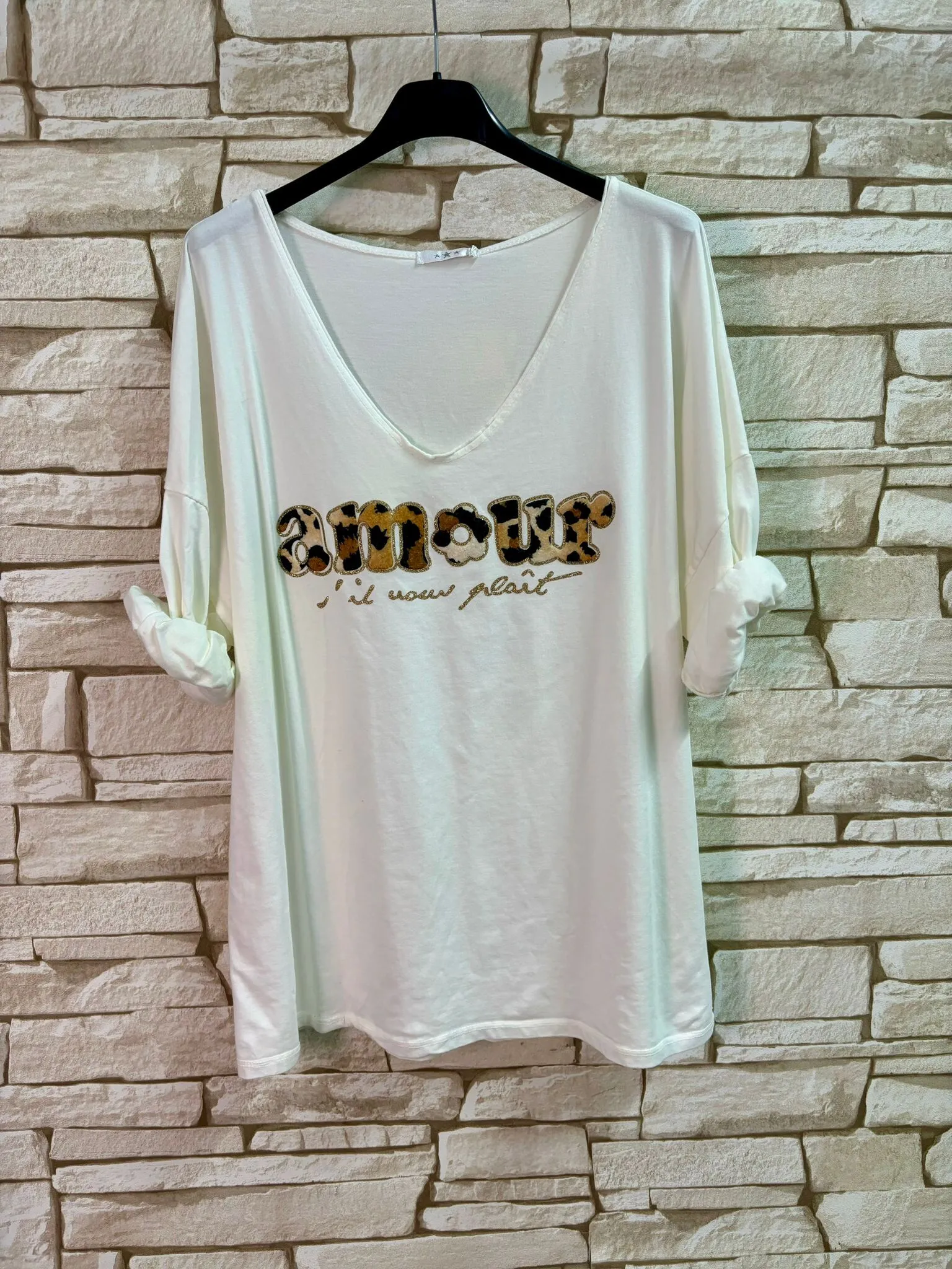 LANGÄRMELIGES T-SHIRT AUS BAUMWOLLE
