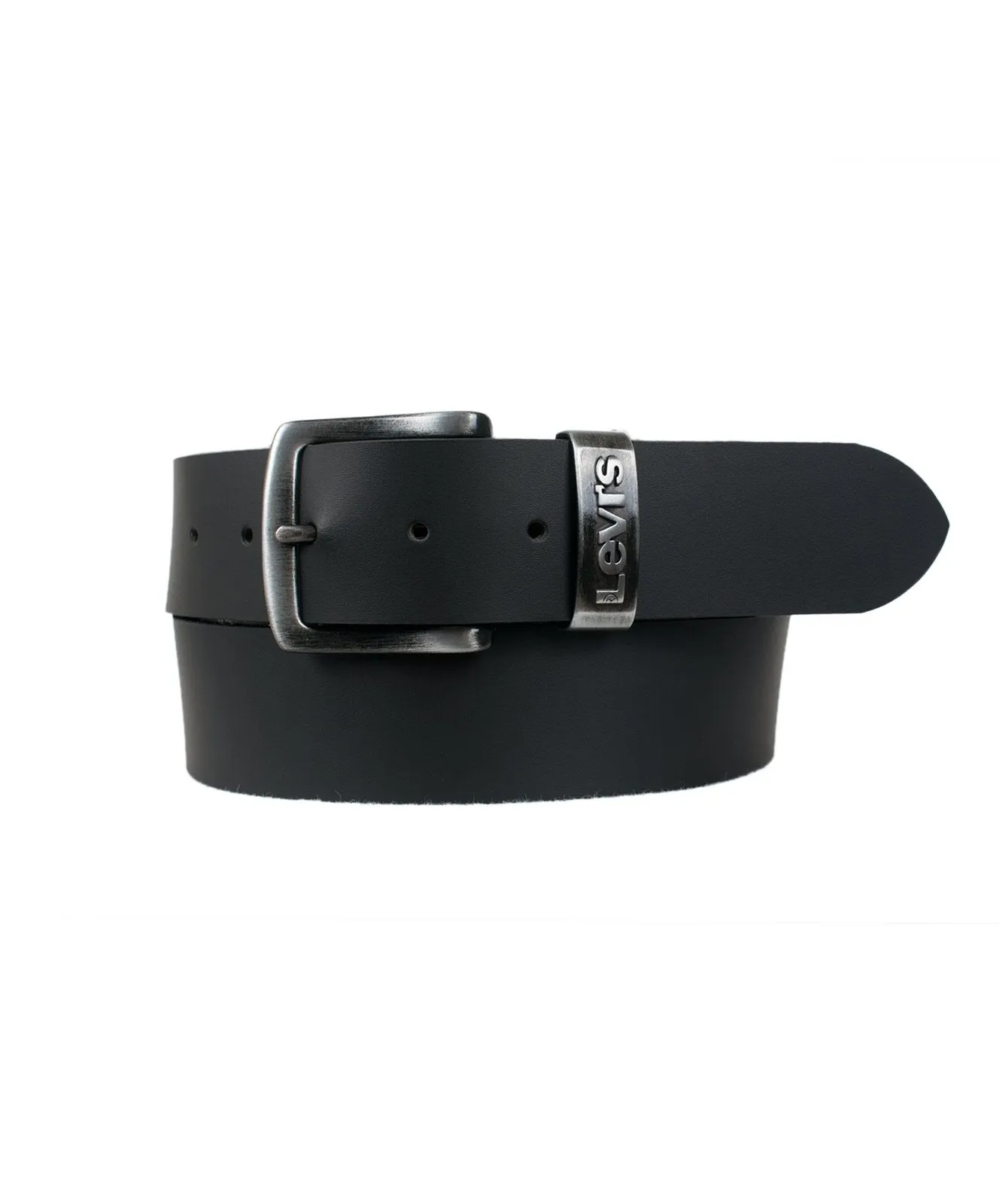 Levi's Ledergürtel Pilchuck in Schwarz
