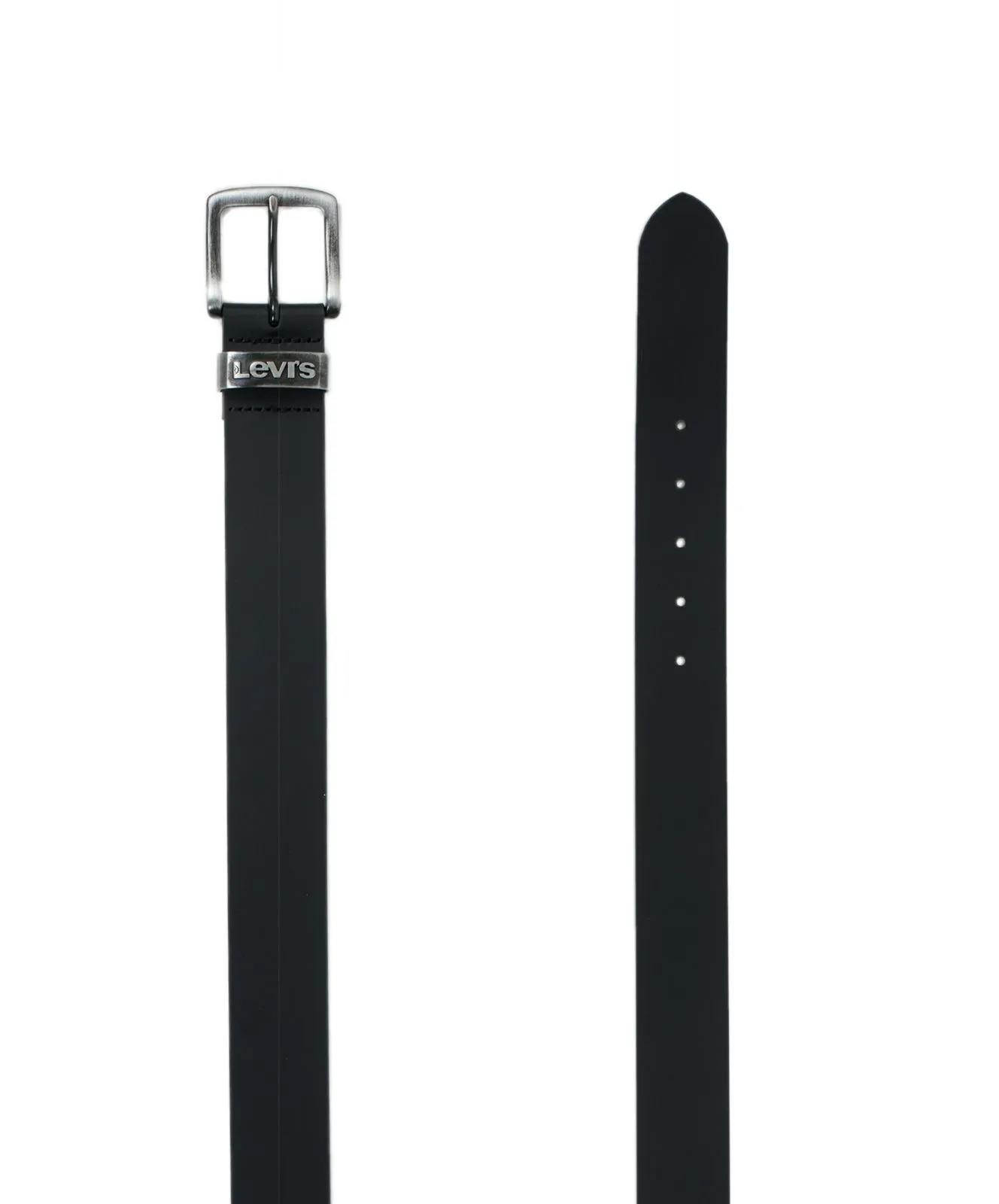 Levi's Ledergürtel Pilchuck in Schwarz