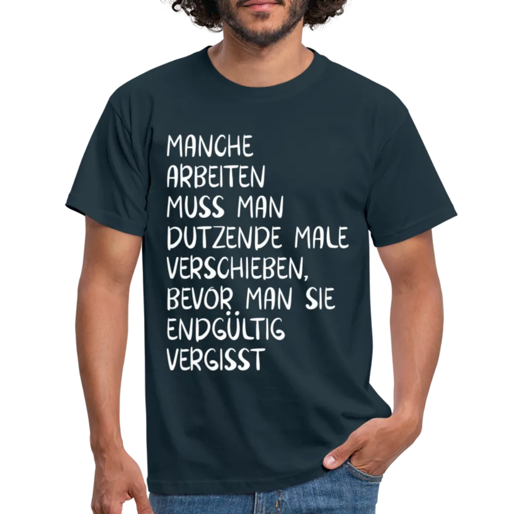 Lustiges Shirt Arbeitsmuffel lstige Arbeiten T-Shirt