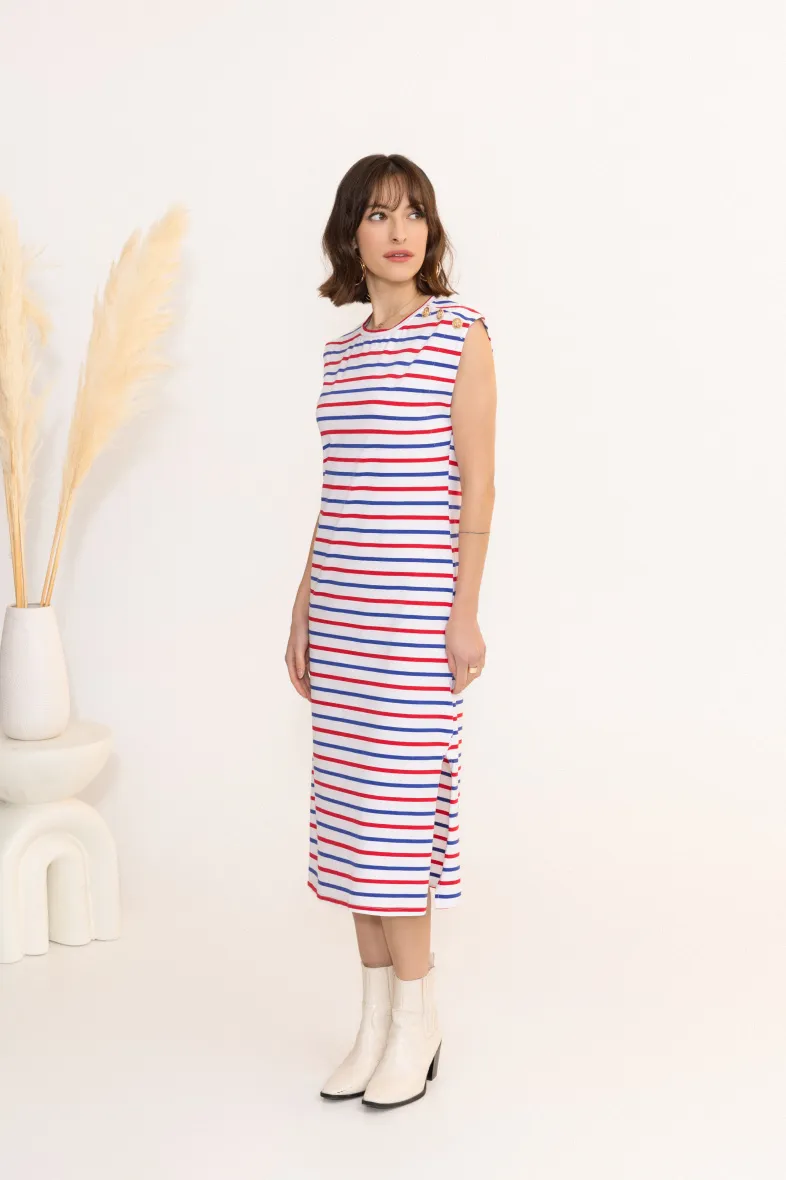 Matrosen-T-Shirt-Kleid.