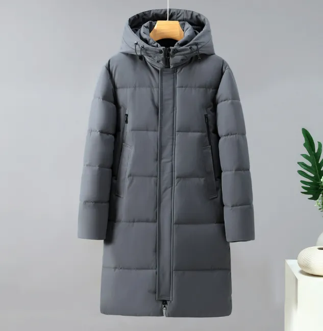 Nordic Thermal Parka | Warmer Langer Parka Wintermantel für Herren mit Fleece-Futter
