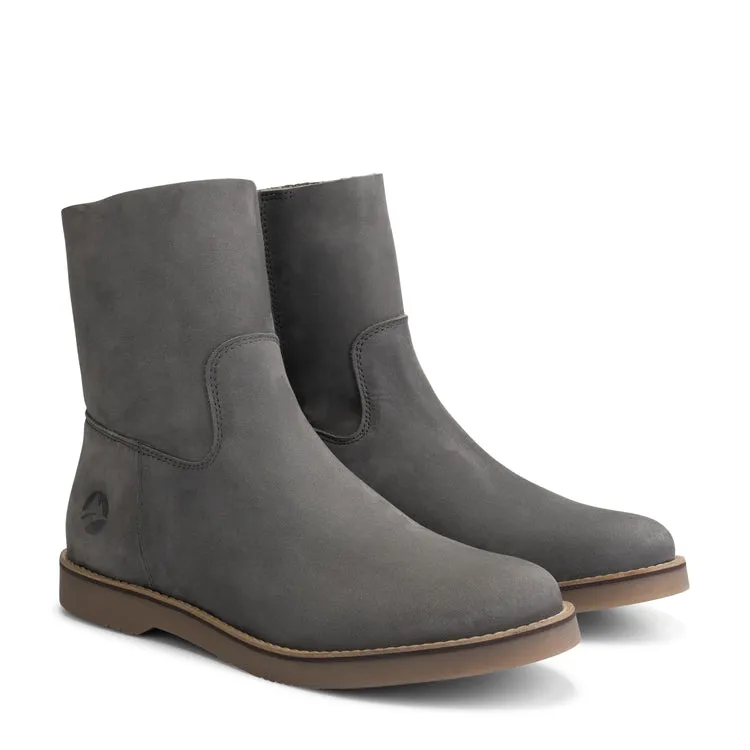 Pleubian - Stiefelette aus Nubuk - Damen - Grau