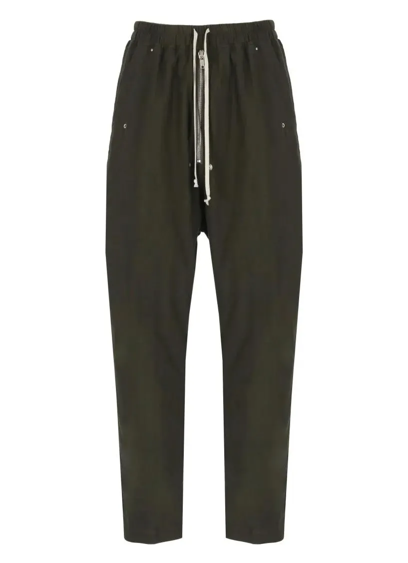   Rick Owens  Dark Green Cotton Pants Green