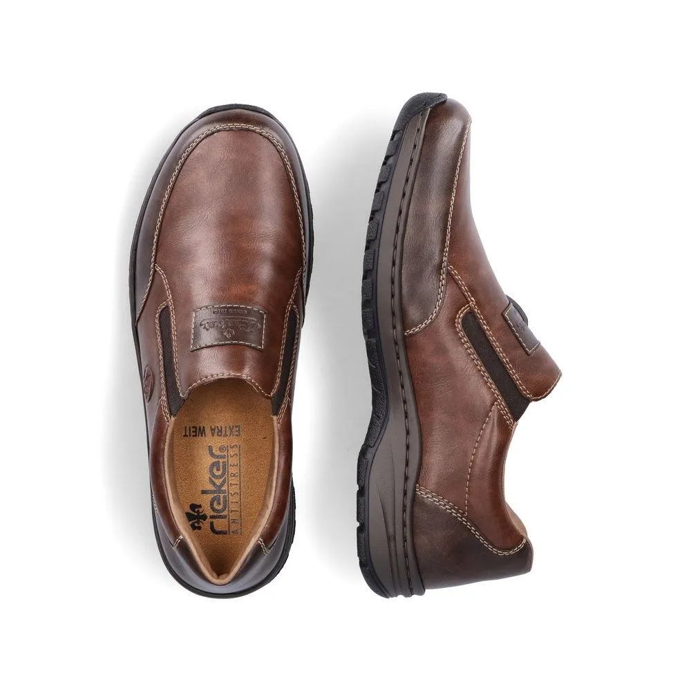 Rieker Antistress Herren Slipper braun 03354-26