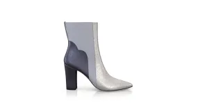 Spitze Stiefeletten mit hohem Absatz 51848