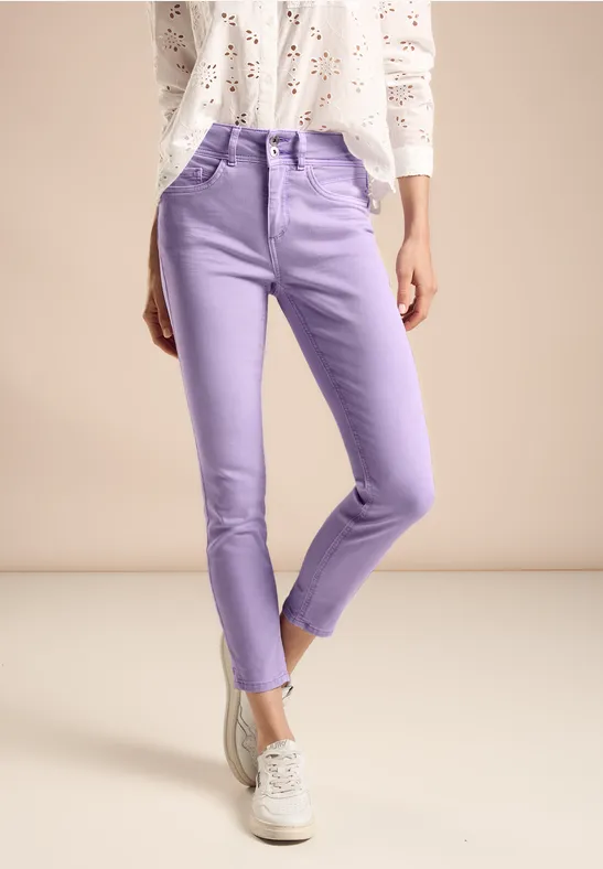 Street One Color Slim Fit Jeans  - Style YORK