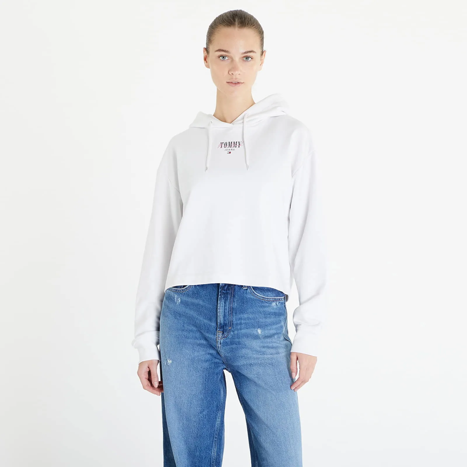 Sweatshirt Tommy Hilfiger Relaxed Essential Logo Hoodie DW0DW17797 YBR