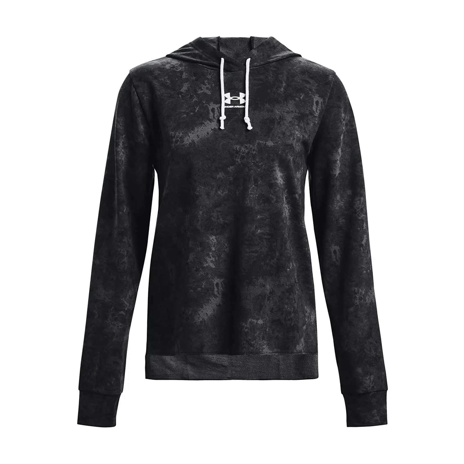 Sweatshirt Under Armour Rival Terry Print Hoodie Black 1373035-001
