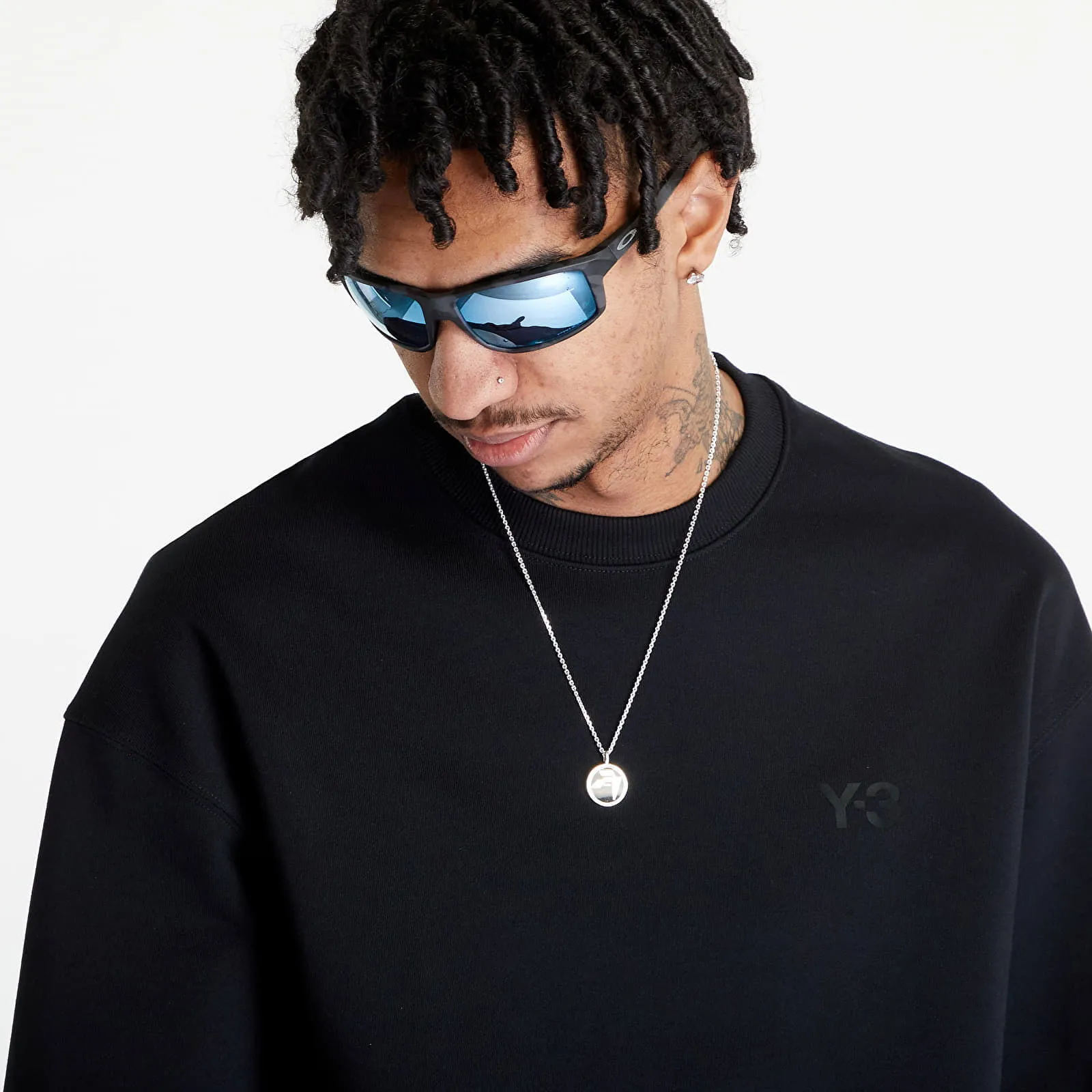 Sweatshirt Y-3 French Terry Crewneck Sweatshirt Black IV5580