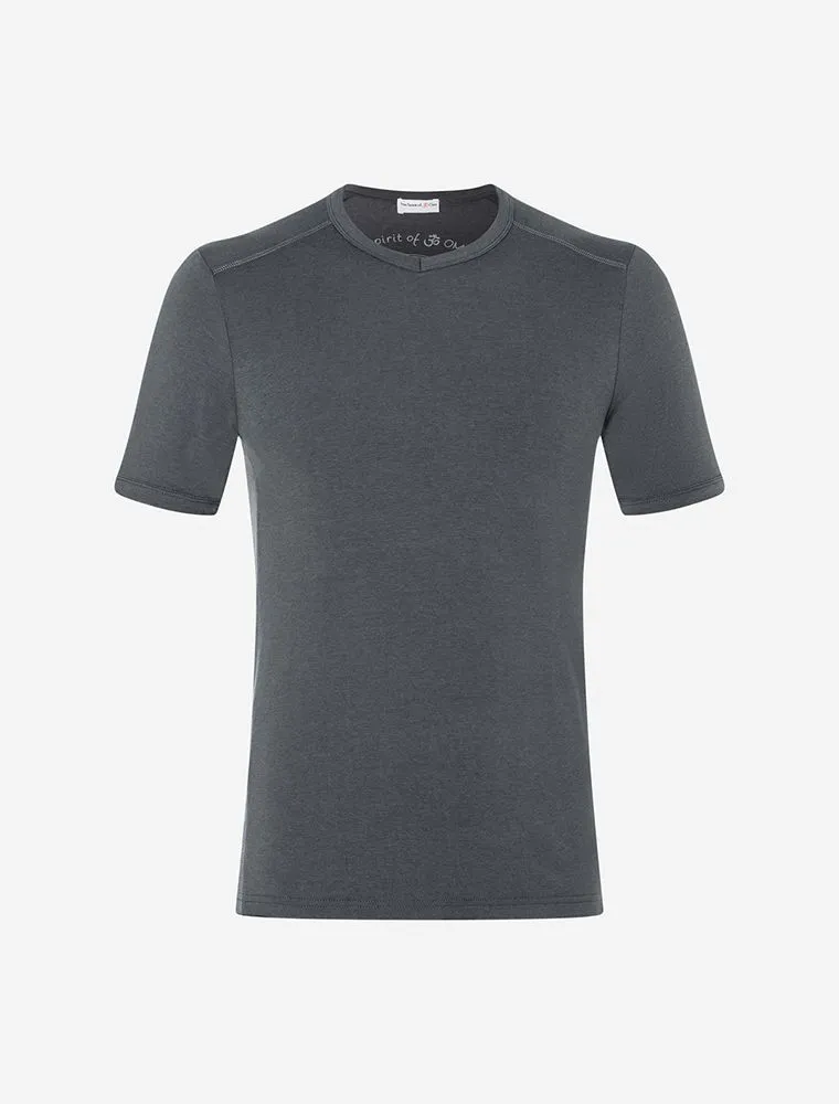 T-Shirt Bambus turmalingrau