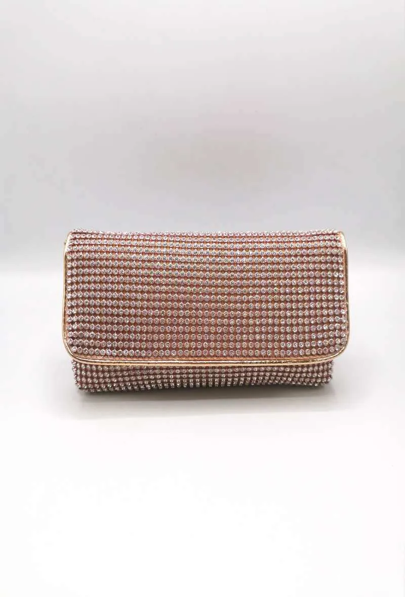 Weiche Tasche mit Strasssteinen