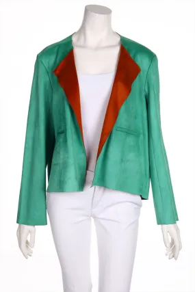 WEILI ZHENG - Faux Leather-Kunstlederjacke - L