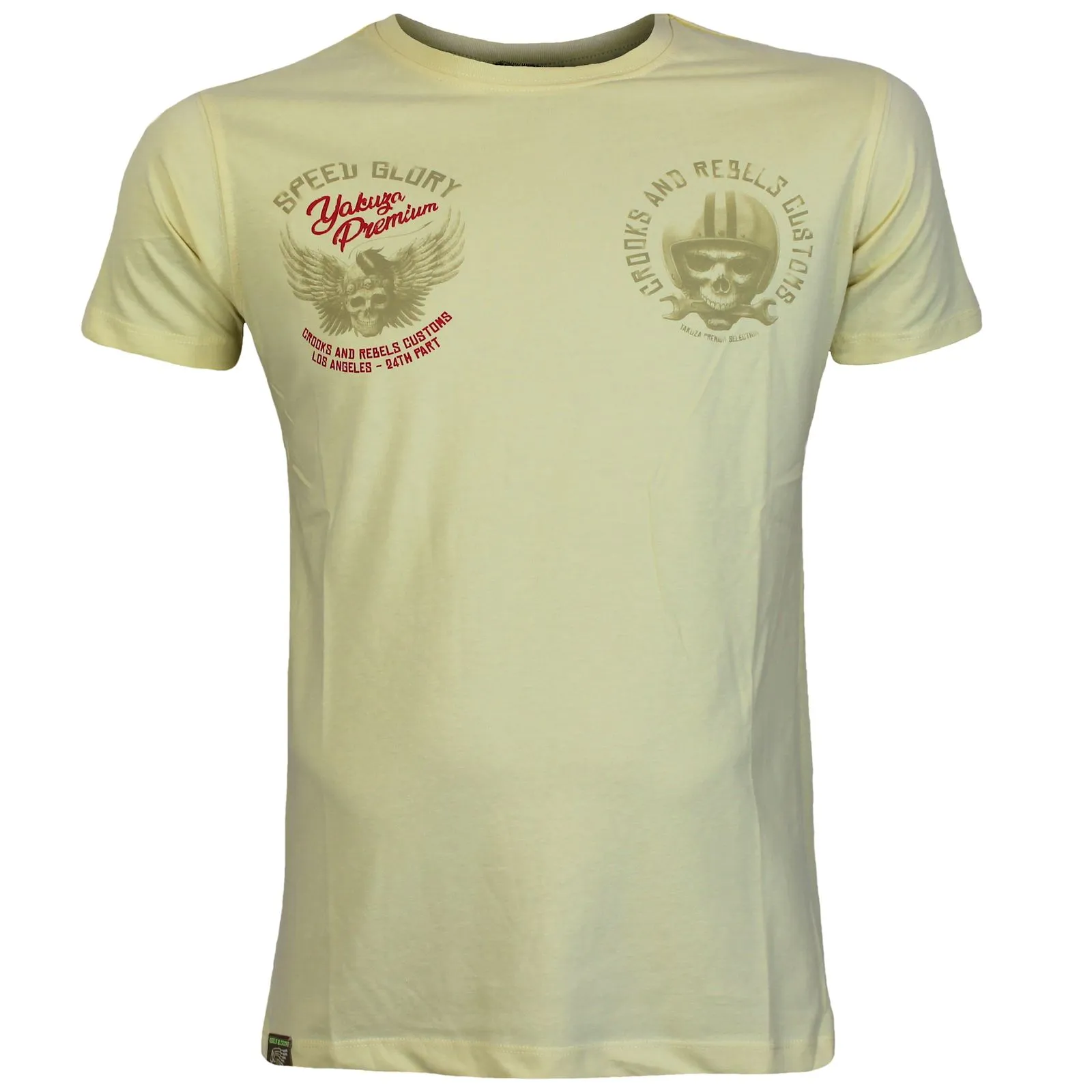 Yakuza Premium T-Shirt 3600 hellgelb-         
