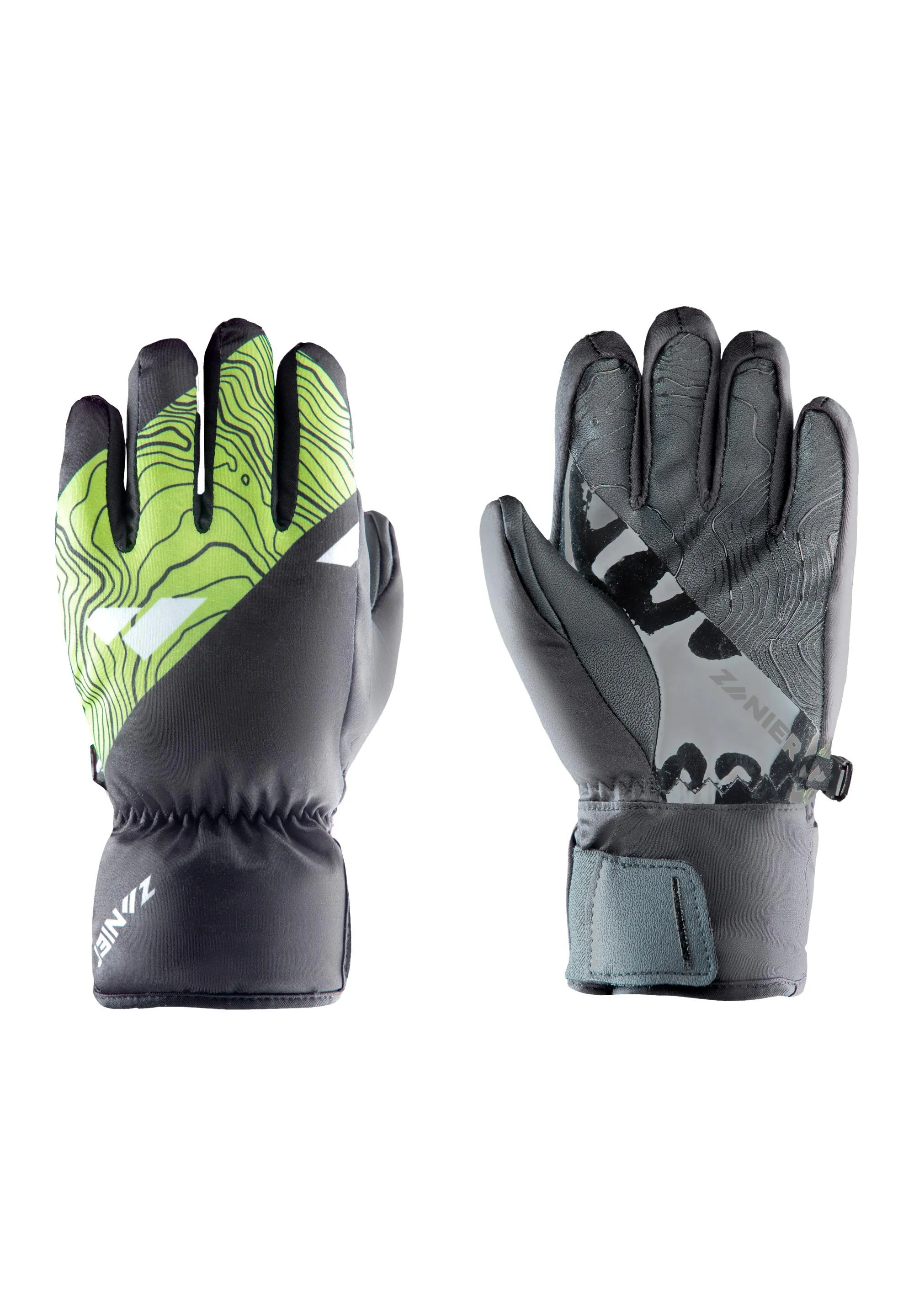 Zanier SILLIAN.STX Handschuh Kinder Grün-Schwarz im Online Shop von kaufen